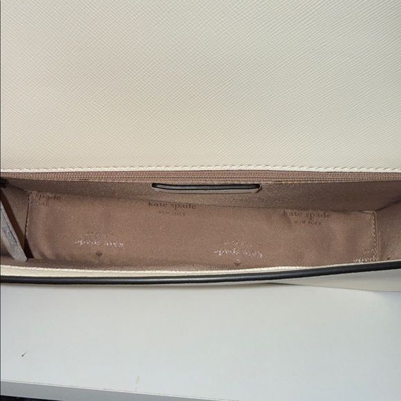 Kate Spade Colorblock Tan and Cream Crossbody Bag - Picture 8 of 10